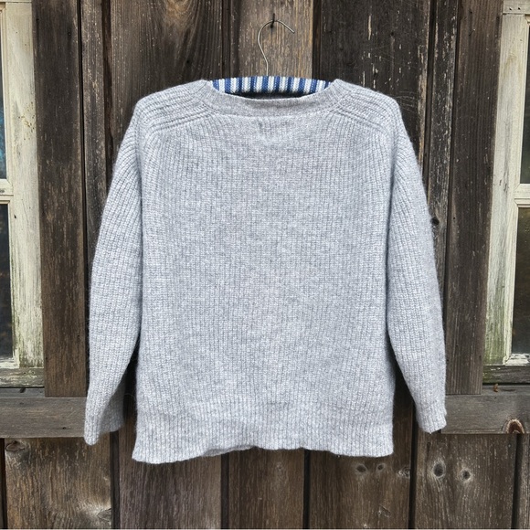 ✨SALE✨ Aymara Cardigan Sweater Baby Alpaca Academia sz L - Picture 2 of 7